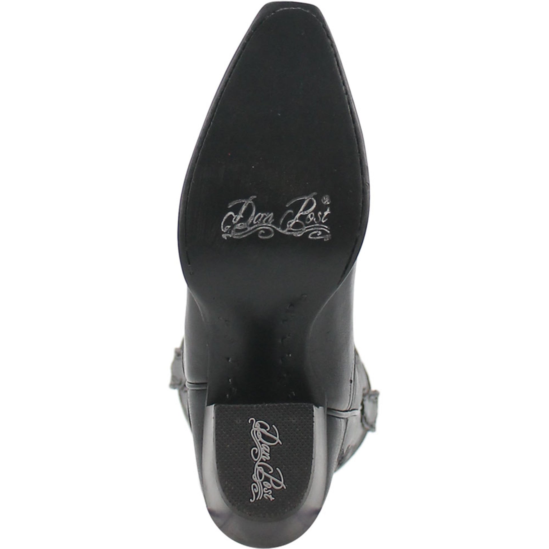 Maria 13 Snip Toe Black Leather Boot by Dan Post