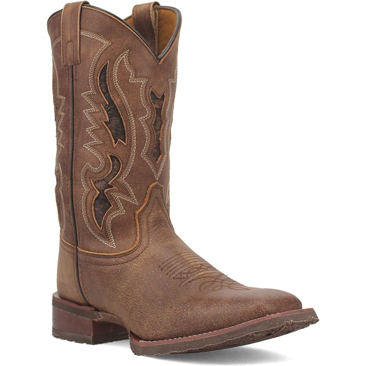 Laredo Martie Tan Broad Square Toe Boots
