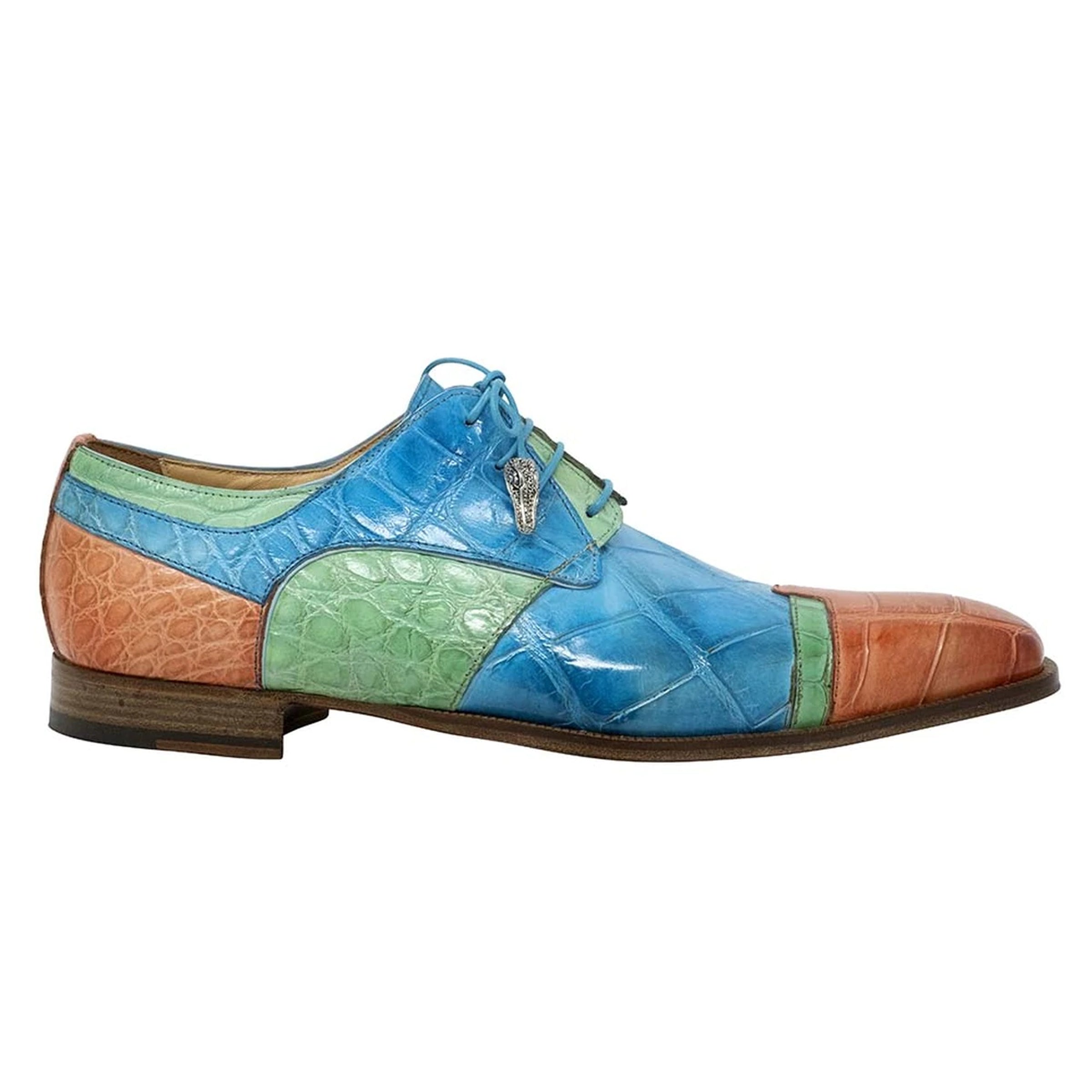 Mauri Stephen Tri Color Alligator Dress Shoe