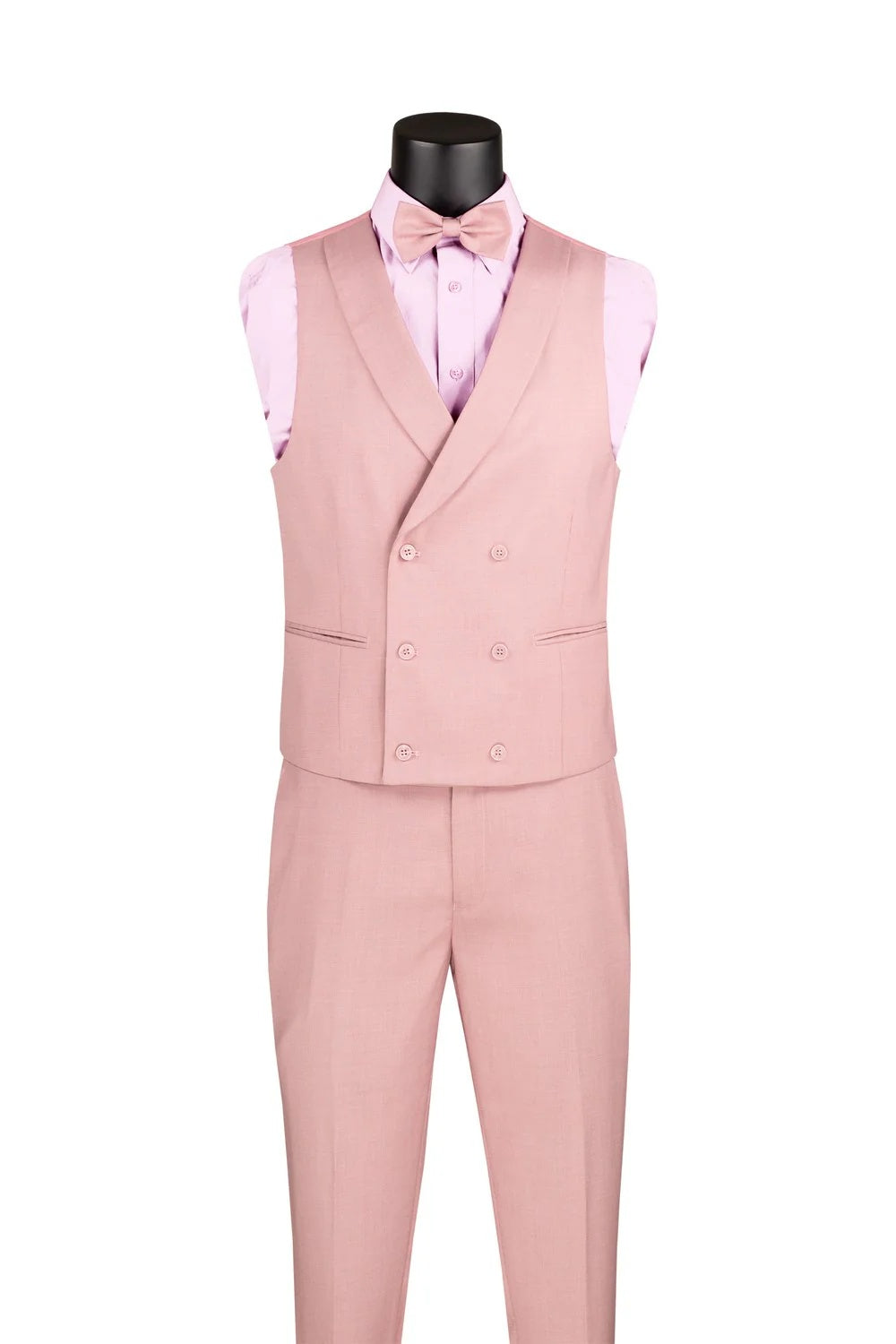 Mauve 1-Button Peak Tuxedo