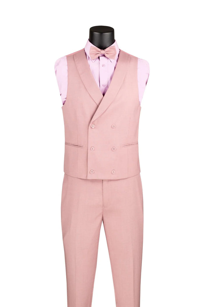 Mauve 1-Button Peak Tuxedo