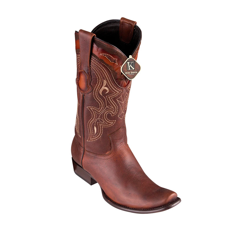 King Exotic Handcrafted Dubai Toe Leather Boots