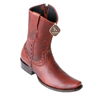 King Exotic Walnut Leather Dubai Toe Boots