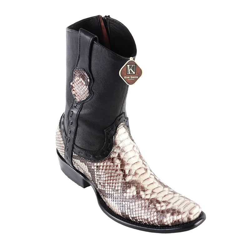King Exotic Python Dubai Toe Boots Handcrafted