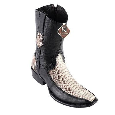 King Exotic Handcrafted Python & Deer Boots