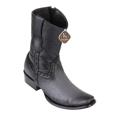 King Exotic Sharkskin Boots Dubai Toe Handcrafted Faded Gray