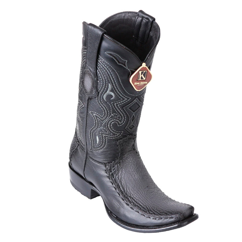 Handcrafted Sharkskin Boots with Dubai Toe by King Exotic