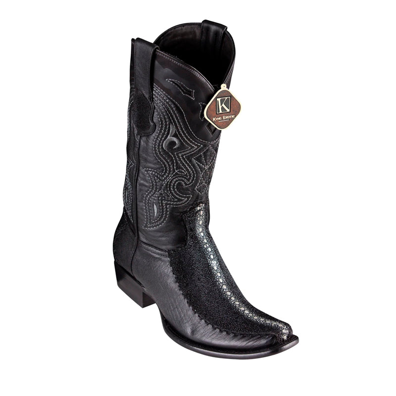 King Exotic Stingray Boots with Handcrafted Dubai Toe