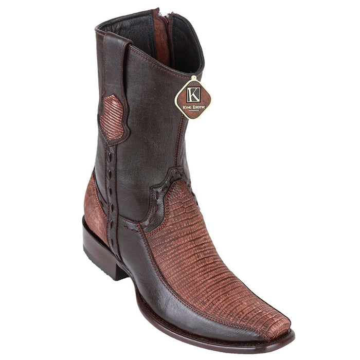 Teju Lizard Handcrafted Boots with Dubai Toe