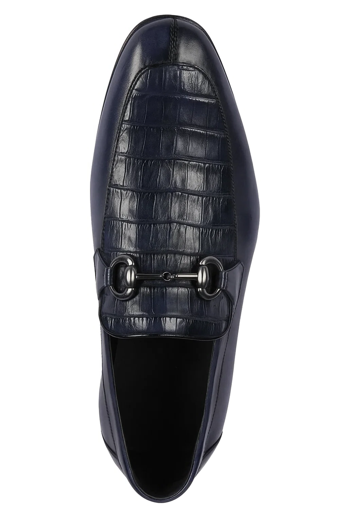 Men’s Prestige Navy Slip-On Shoes