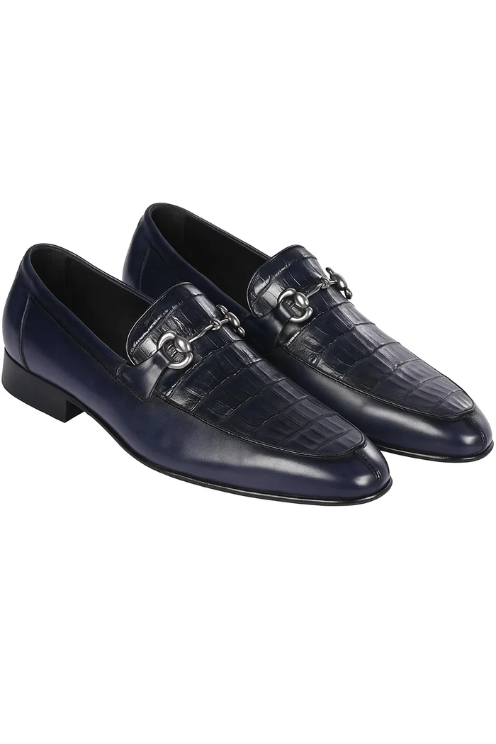 Men’s Prestige Navy Slip-On Shoes