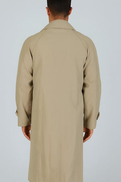 Men's 'Renny' Full-length Belted Raincoat Taupe