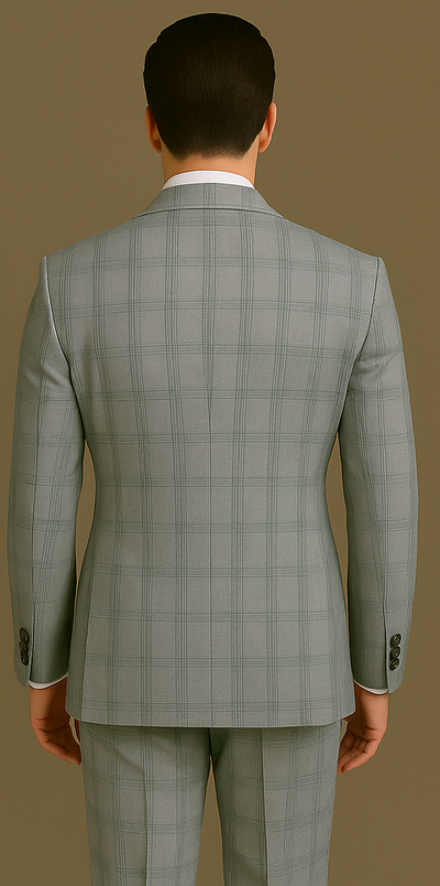 Rossi Man Milano Slim Fit Double Breasted Suit