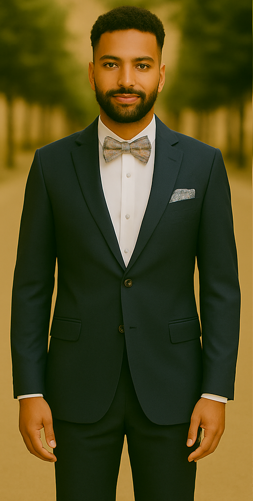 Rossiman Rossi 100% Wool Slim Fit Plum Suit