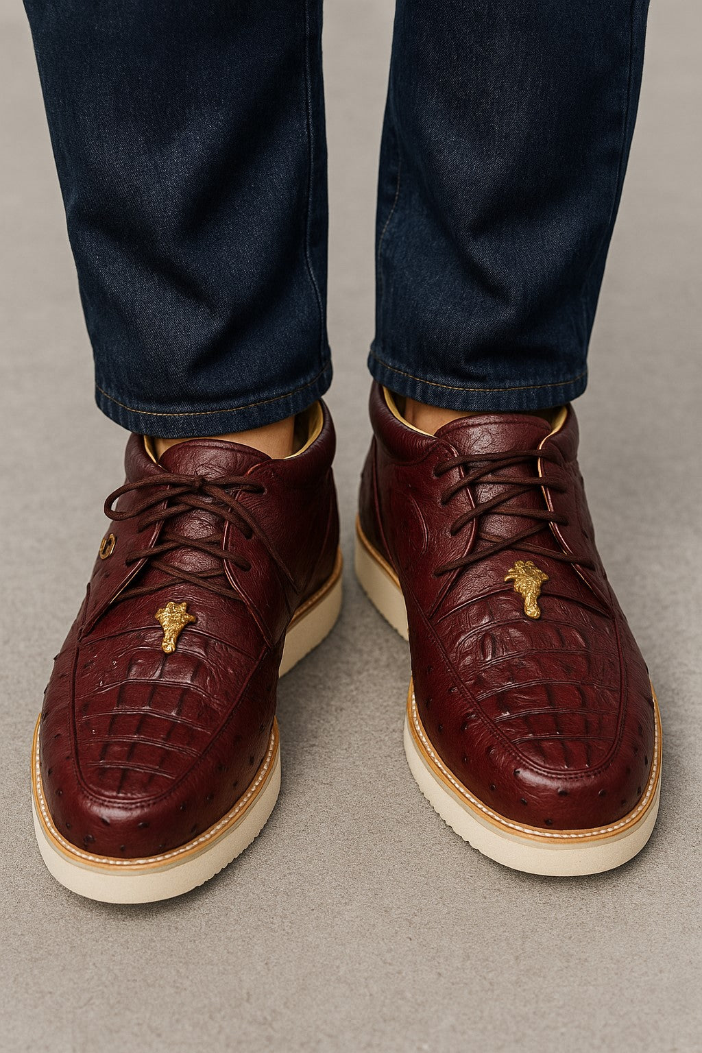 Caiman & Ostrich Western Boots by Wild West