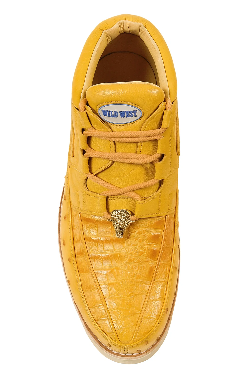 Men's Wild West Boots Caiman and Ostrich Skin Shoe