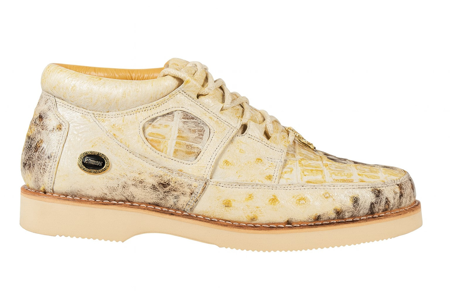 Wild West Caiman & Ostrich Skin Boots for Men