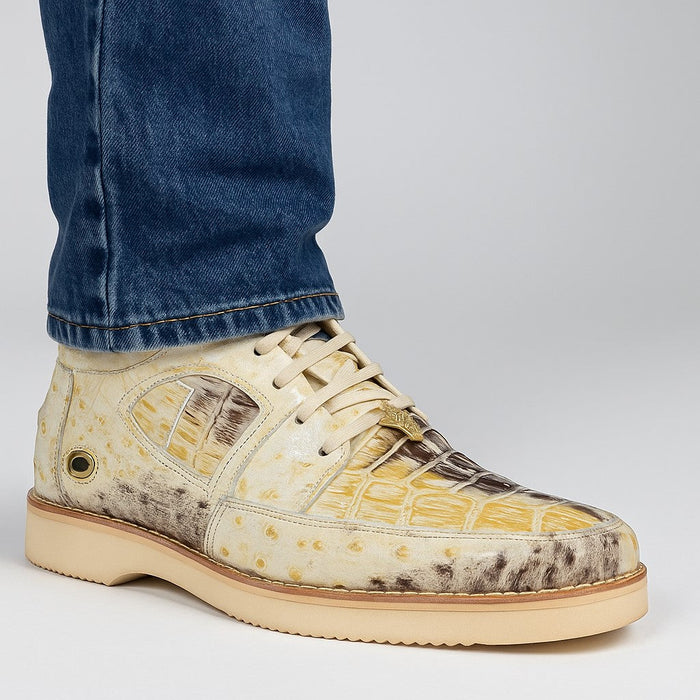 Wild West Caiman & Ostrich Skin Boots for Men
