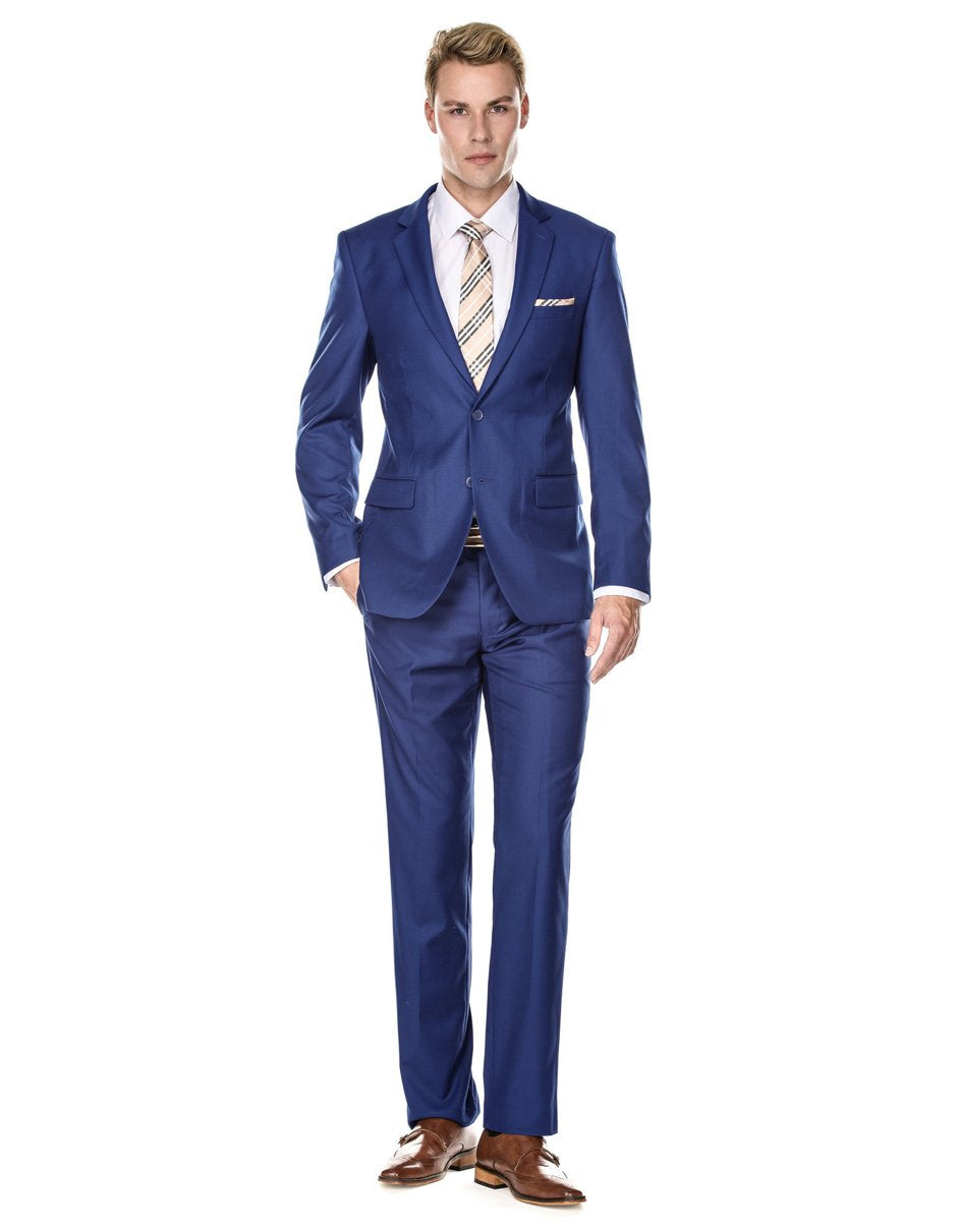 Modern Indigo 2-Button Suit for Men