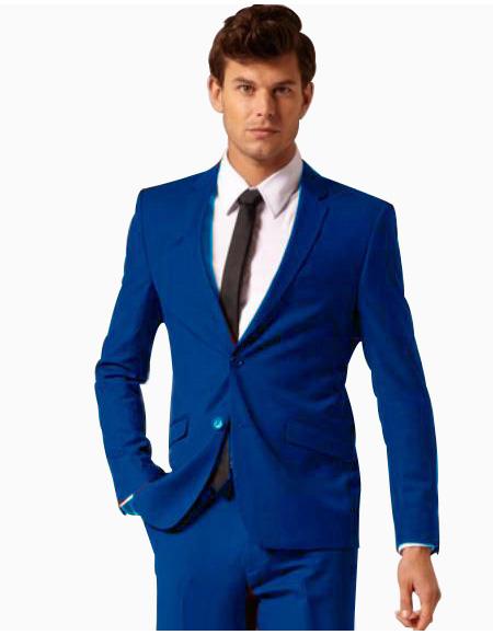 Men's Colorful Kids Sizes 2 Button Style Jacket Dress Cheap Priced Business Suit Perfect for toddler Suit wedding attire outfits Clearance Sale for Men &amp; Plus Pants Royal Blue ( Light