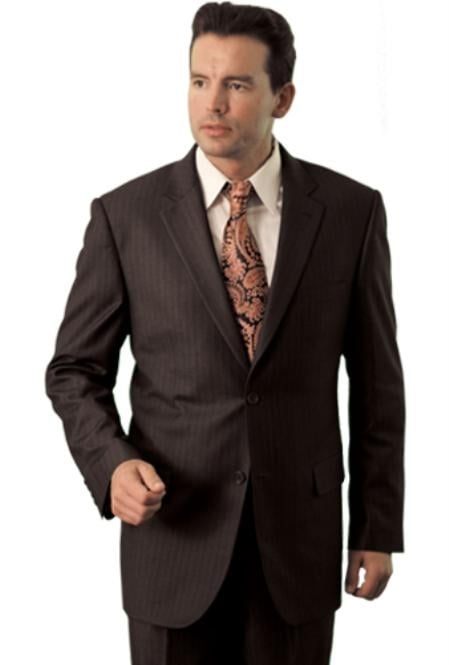 Trueran-Viscose Men's Black Classic affordable Cheap Priced Business Suits Clearance Sale online sale