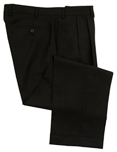 Mens Black Wool Dress Pants