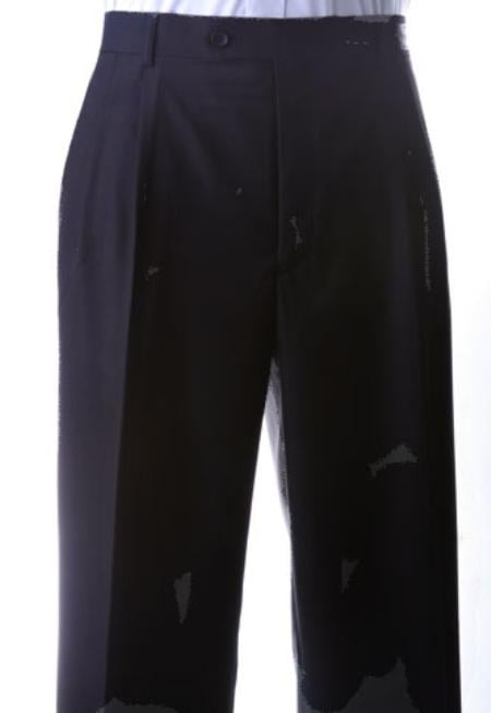 Men's Super 150s Extra Fine Dress Pants unhemmed unfinished bottom