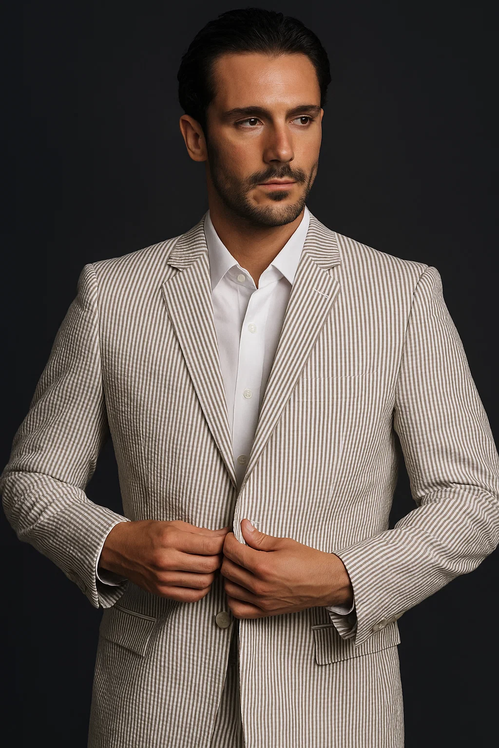 Mens-Black-White-Modern-Fit-Suit