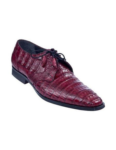 Full Gator Belly Dress Shoe – Maroon Dress Shoe ~ Burgundy Dress Shoe ~ Wine Color Dress Shoe