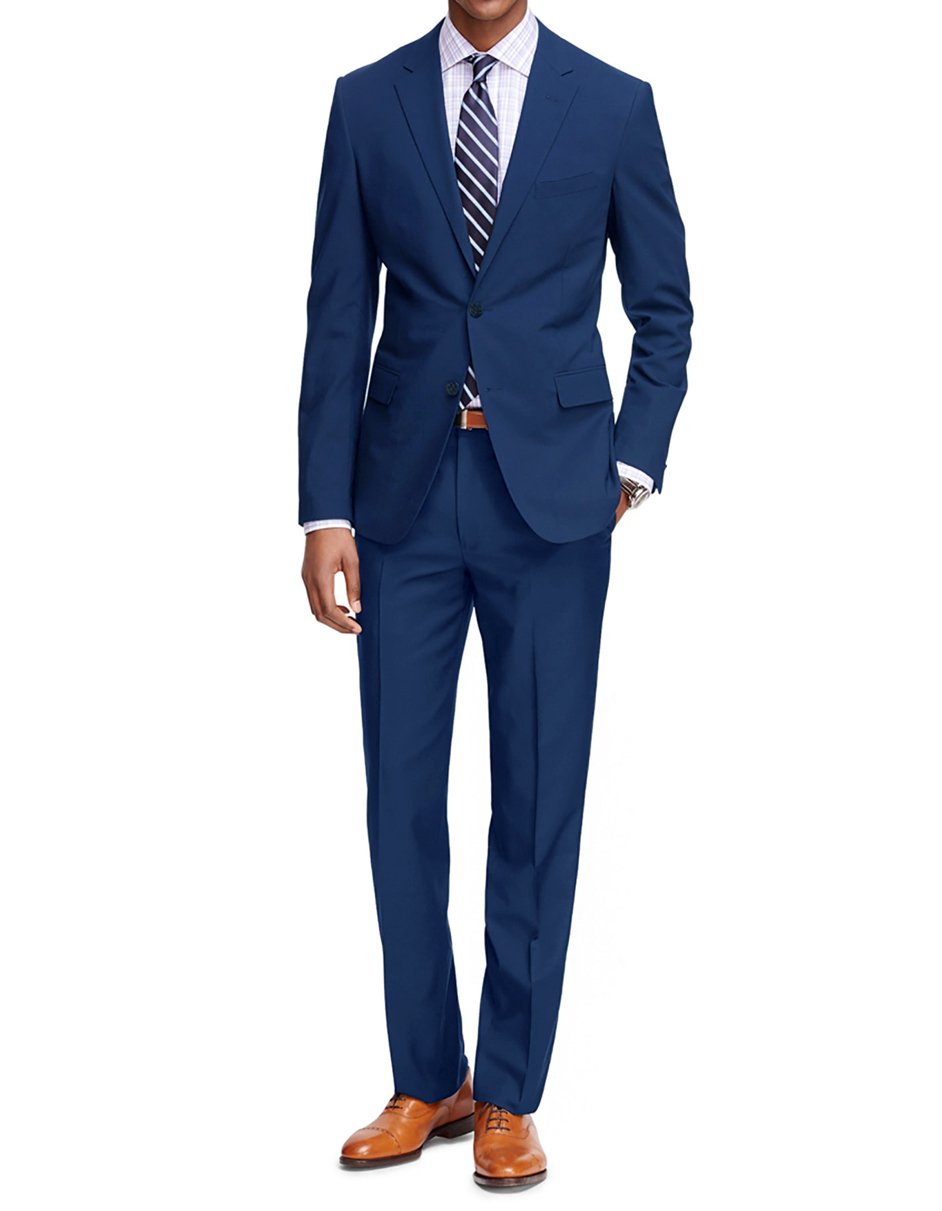 Indigo Blue Men's Slim Fit Suit by Braveman
