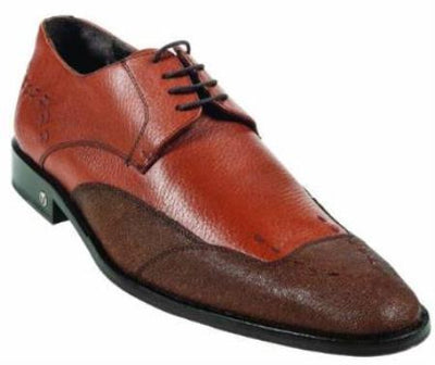 Men's CatShark Skin Cognac Dress Shoe