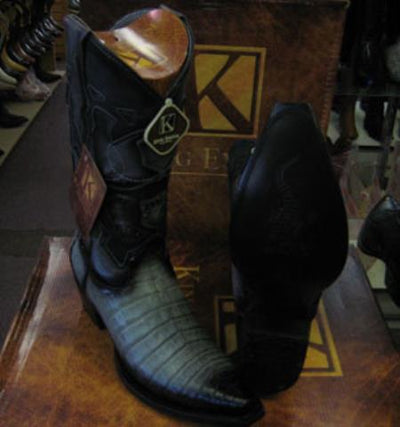 Mens King Exotic Boots Cowboy Style By los altos botas For Sale Snip Toe Genuine Crocodile Western Cowboy Dress Cowboy Boot Cheap Priced For Sale Online Gray