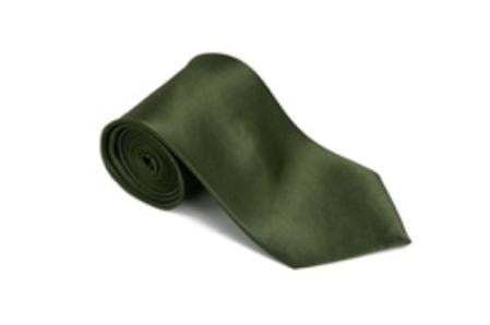 Cypress 100% Silk Solid Necktie With Handkerchief Buy 10 of same color Tie For $25 Each-Men's Neck Ties - Mens Dress Tie - Trendy Mens Ties