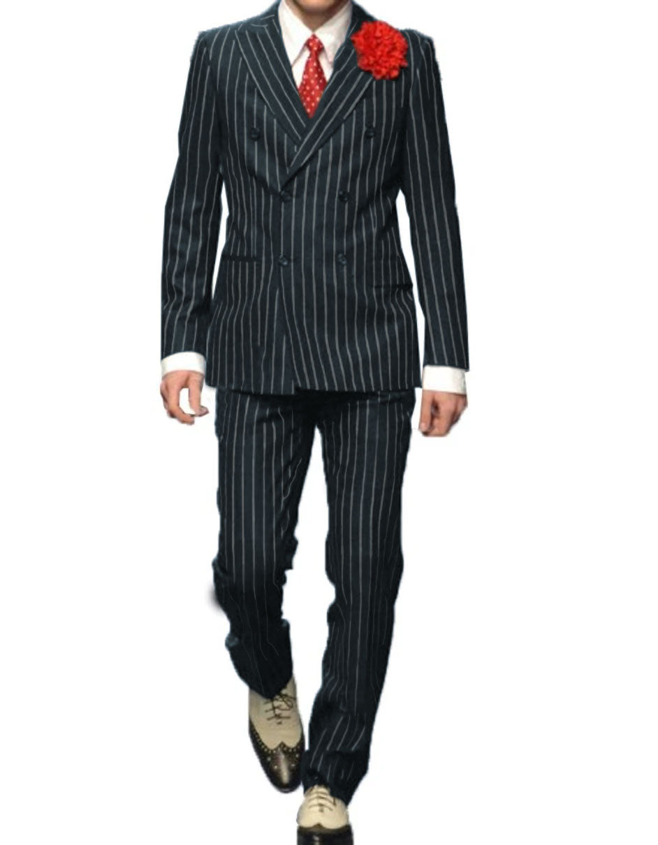 Gomez Addams Double Breasted Suit Costume