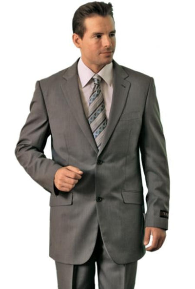 Poly/Rayon Men's Grey Classic Pinstripe ~ Stripe Pattern affordable Cheap Priced Business Suits Clearance Sale online sale