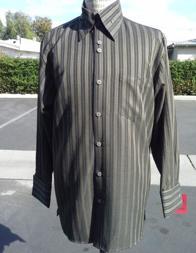 Men's long sleeve stripe olive Casual Two Piece Walking Outfit For Sale Pant Sets suit
