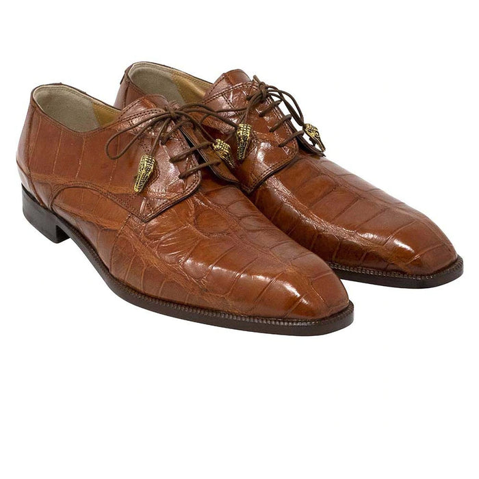 Mauri Earth Alligator Dress Shoe Cognac