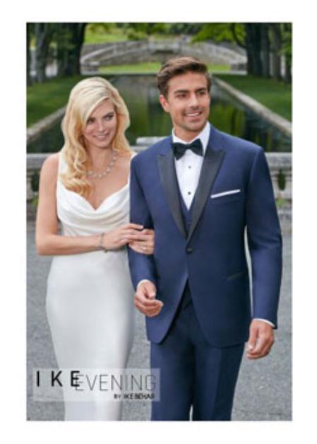 Blake Navy Tuxedo Jacket Ike Evening by Tuxedo Authentic Brand