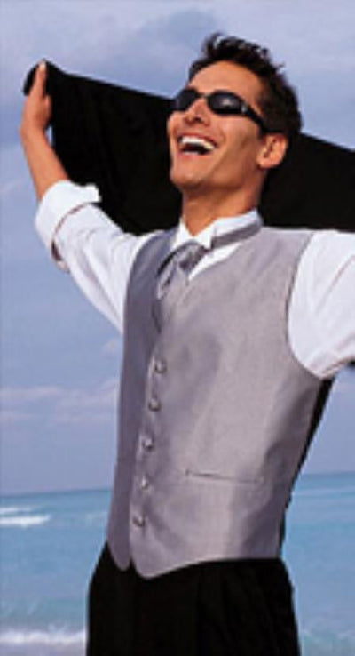 Any Color Dress Tuxedo Wedding Vest ~ Waistcoat ~ Waist coat & Tie (Your Choice) + Tuxedo Shirt+long Tie+Bow Tie Set Packages in 18 Colors Navy ~ Midnight blue Men's Dress Shirt