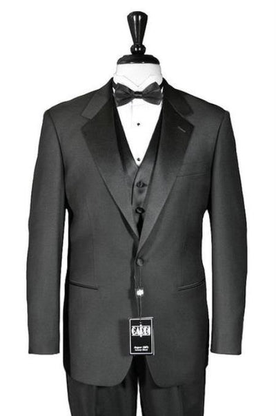 Men's 1 Button Super 150's Notch Tuxedo