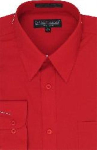 Men's Red Dress Cheap Priced Shirt Online Sale