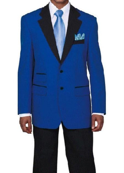 Men's Pacelli Jackson Three buttons Classic Royal Blue Blazer Jacket