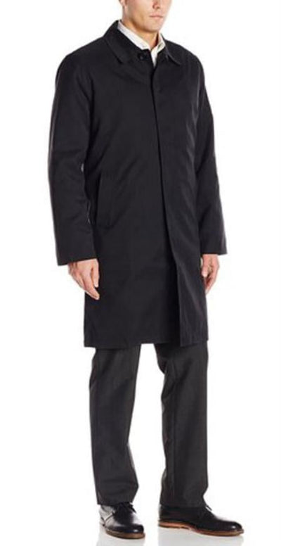 Mens Andre Removable Liner with 3/4 Raincoat Jacket Black