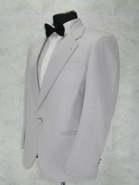 Cheap Priced Online White 1 Button jacket 100% Microfiber