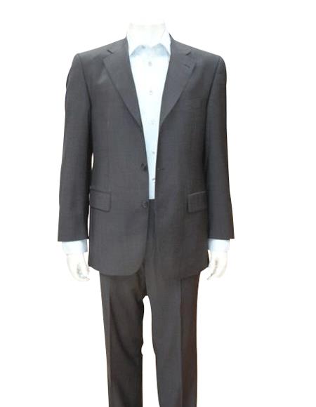 Cheap Priced Men's Dress Suit For Sale Charcoal Gray Discount Cheap Priced Dress 2 Or Three - 3 Buttons - Color: Dark Grey Suit