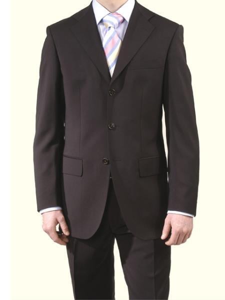 Men's premier quality Online Sale Clearance Business Black 3 Button Super 140's Cheap Priced Business Suits Clearance Sale