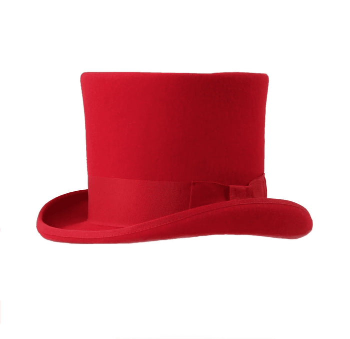 Red Men's Dress Top Hat