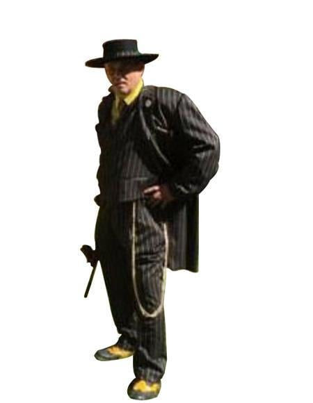 Men’s Chalk Stripe Gangster Zoot Suit