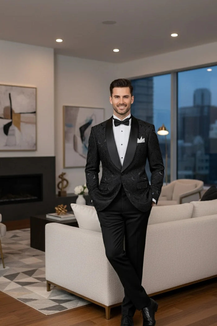 Mens Black Tuxedo Jacket