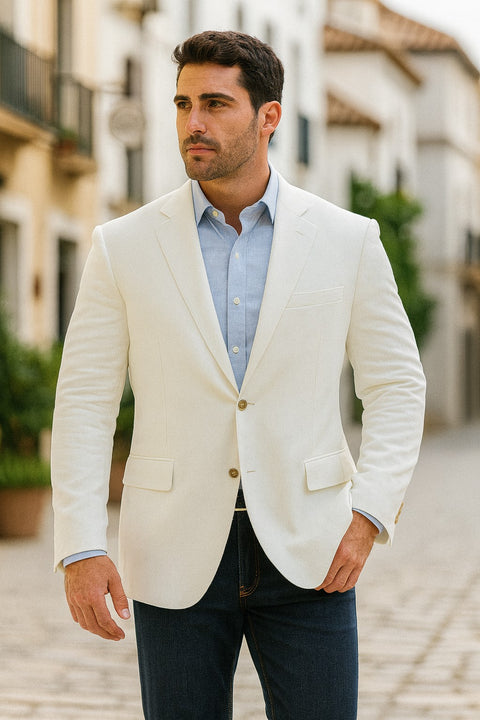 Mens Linen Blazer Big And Tall